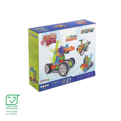 اسباب بازی ساختنی مدل Gear Box 150 قطعه
