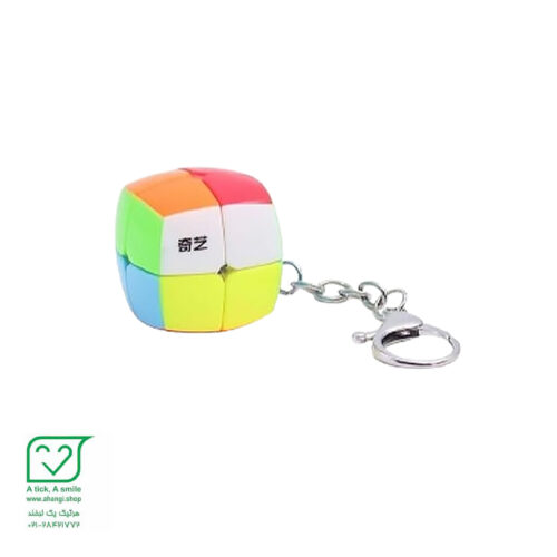 روبیک جاکلیدی ۲×۲ کای وای | QIYI 2x2 Keychain Cube